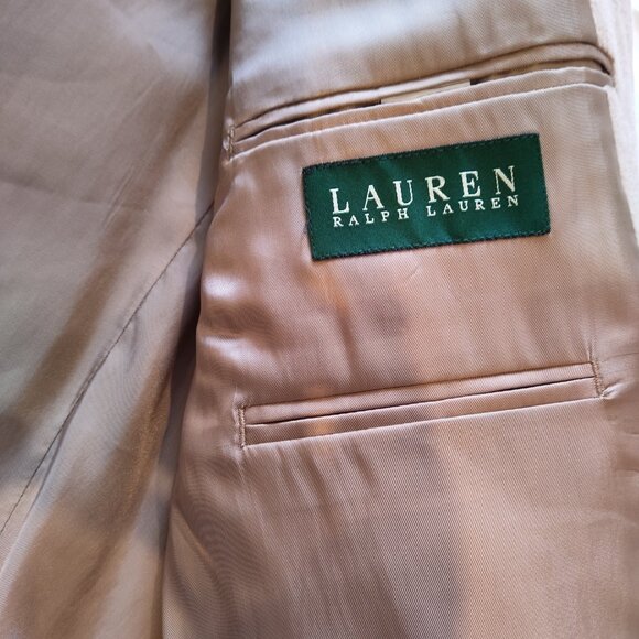Lauren Ralph Lauren Men's 100% Camelhair Blazer Size 46 XL Extra Long - Picture 8 of 9